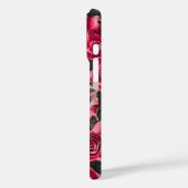 ピンクの背景に赤いバラ Case-Mate iPhoneケース (裏面 / 左)