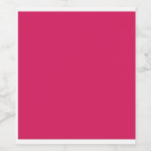 ピンクの背景の優雅さを発見 ワインラベル (シングルラベル)