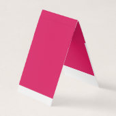 ピンクの背景の優雅さを発見 名刺 (正面)