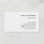 ピンクの背景の原子記号 名刺 (裏面)