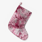 ピンクの背景画，デコ，模様，抽象芸術，老化， スモールクリスマスストッキング (正面 (吊り時))