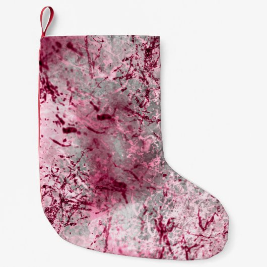 ピンクの背景画，デコ，模様，抽象芸術，老化， スモールクリスマスストッキング (正面)