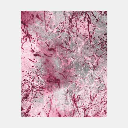 ピンクの背景画，デコ，模様，抽象芸術，老化， フリースブランケット (正面)