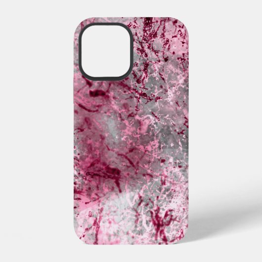 ピンクの背景画,デコ,模様,抽象芸術,老化, iPhoneケース (裏面)