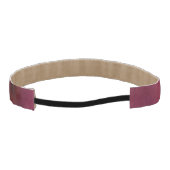 ピンクの背景 アスレチックヘッドバンド (裏面)