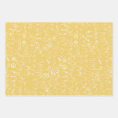 ピンクの胸デザイン包装紙シート ラッピングペーパーシート (正面2)