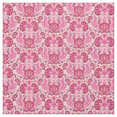ピンクの腎臓のダマスク織 ファブリック (見本)