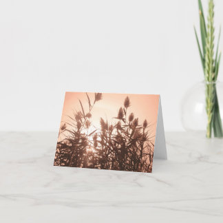 ピンクの自然のnotecard カード