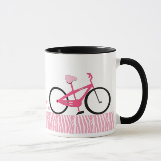ピンクの自転車 マグカップ (右)
