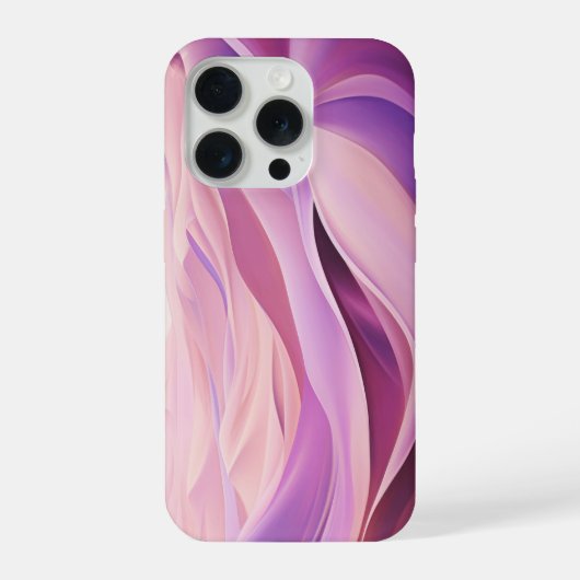 ピンクの色合いの風景 iPhoneケース (裏面)