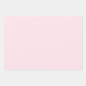 ピンクの色合い ラッピングペーパー 3枚セット ラッピングペーパーシート (正面)