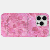 ピンクの芍薬のスマホケース 友達へのプレゼントに Case-Mate iPhoneケース (裏面 (横))