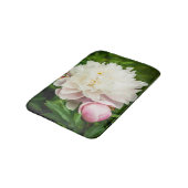 ピンクの芍薬の庭の花 バスマット (アングル)