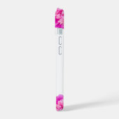 ピンクの芍薬の自分を愛するフォンケース iPhone 15ケース (左側面)