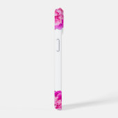 ピンクの芍薬の自分を愛するフォンケース iPhone 15ケース (右側面)