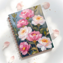 ピンクの芍薬の花束の絵画