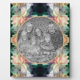 ピンクの芍薬の花 お写真を追加 フォトプラーク