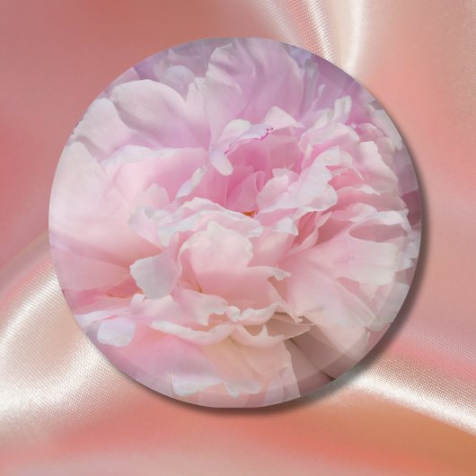 ピンクの芍薬の花 マグネット