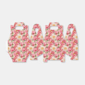 ピンクの芍薬パーティートリートボックス フェイバーボックス (折り畳みなし)