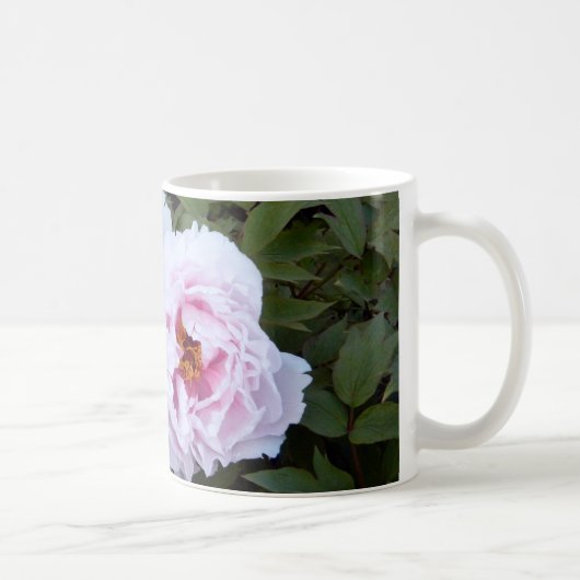 ピンクの芍薬マグカップ コーヒーマグカップ (右)