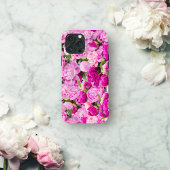 ピンクの芍薬柄 Case-Mate iPhoneケース
