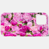 ピンクの芍薬柄   Case-Mate iPhoneケース (裏面 (横))