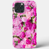ピンクの芍薬柄   Case-Mate iPhoneケース (裏面)