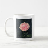 ピンクの芍薬 コーヒーマグカップ (左)
