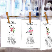 ピンクの芍薬 テーブル1 テーブルナンバー