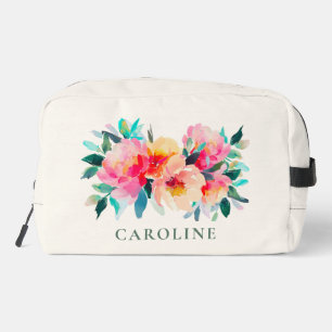 ピンクの芍薬 フラワーミスト ウォーターカラー ブライダルシャワー オーダーメイド ドップキット