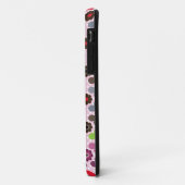 ピンクの花およびフクロウパターン Case-Mate iPhoneケース (裏面/左)