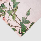 ピンクの花および蜂の日本人のプリントのティッシュペーパー 薄葉紙 (詳細)