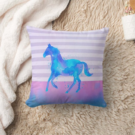 ピンクの花かわいいお洒落パタパーソナライズされたーン クッション (ブランケット)