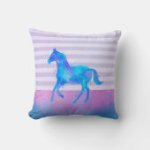 ピンクの花かわいいお洒落パタパーソナライズされたーン クッション (正面)