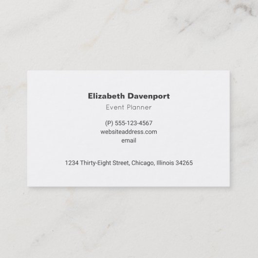 ピンクの花かわいいパタお洒落ーン 名刺 (裏面)