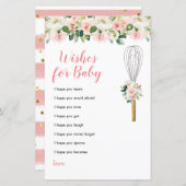 ピンクの花がベビーの緑のフローラ (正面/裏面)