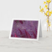 ピンクの花が元気にカード カード (黄色い花)