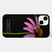 ピンクの花とのまわりにのiPhoneケース Case-Mate iPhoneケース (裏面 (横))