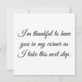 ピンクの花とストライプのオリジナルカード (裏面)