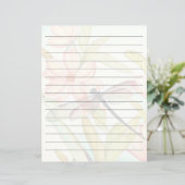 ピンクの花とトンボが並んだ (スタンド正面)