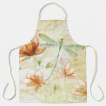 ピンクの花とトンボ