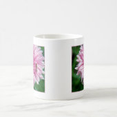 ピンクの花とバグ コーヒーマグカップ (中央)