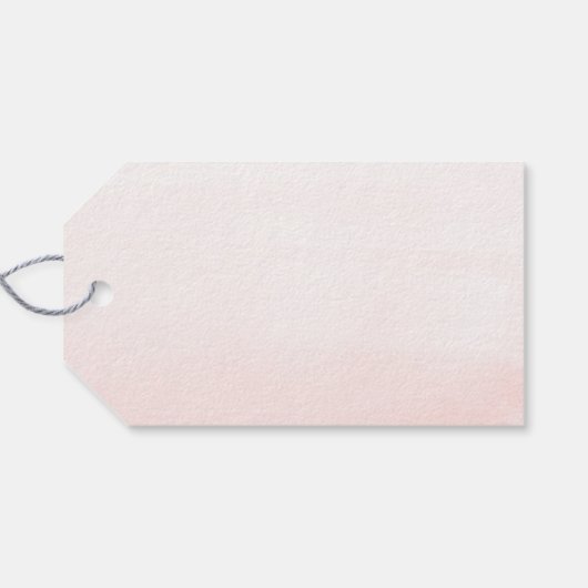 ピンクの花とパンパスグラスのボヘミアンスタイルのサンクス ギフトタグ (裏面横)