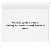 ピンクの花と茶色の枝かわいい歓迎 (内部横(下))