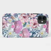 ピンクの花と蘭。 Case-Mate iPhoneケース (裏面(横))