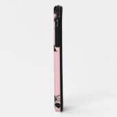 ピンクの花と蝶のiPhone 5カスタムケース Case-Mate iPhoneケース (裏面/左)