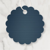 ピンクの花と離れネイビー フェイバータグ (裏面)