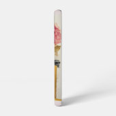ピンクの花と音楽ノート SAMSUNG GALAXYケース (左側面)