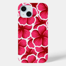ピンクの花のかわいい花柄