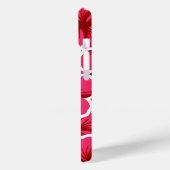 ピンクの花のかわいい花柄 Case-Mate iPhoneケース (裏面 / 左)